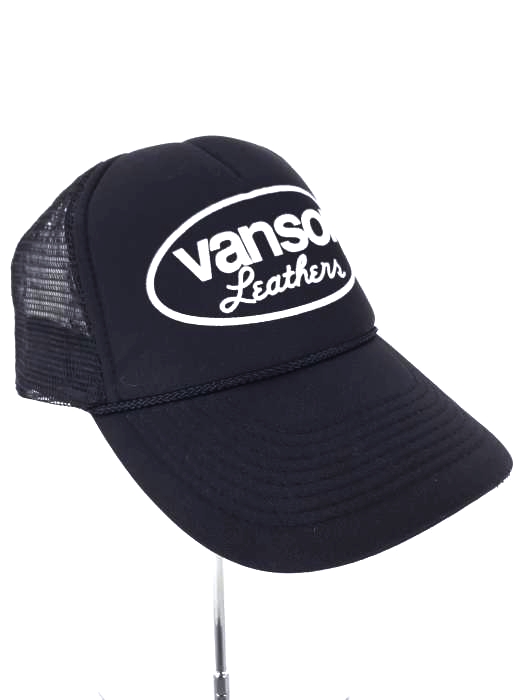 VANSON（バンソン） フロントロゴ メッシュキャップ メンズ 帽子