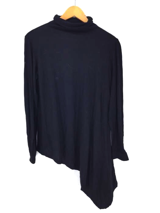 Ann DEMEULEMEESTER（アンドゥムルメステール） アシンメトリーハイネックカットソー 変形 メンズ トップス