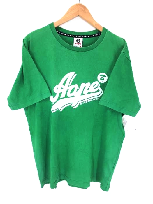 AAPE BY A BATHING APE(エーエイプバイアベイシングエイプ) カレッジロゴプリントTシャツ メンズ トップス