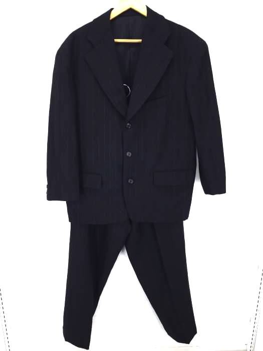COMME des GARCONS HOMME PLUS(コムデギャルソンオムプリュス) ピンストライプウール 3Bテーラードジャケット タック入りスラックス メンズ セットアップ