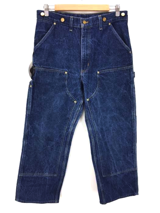 Carhartt(カーハート) USA製 デニム サスペンダーボタン ダブルニー ペインターパンツ メンズ パンツ