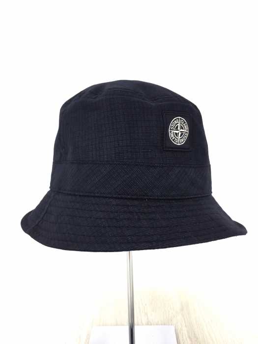 【pack】ストーンアイランド　バケットハット （ネイビー） Stone Island ストーンアイランド バケットハット ネイビー Lサイズ