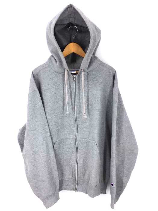 Champion（チャンピオン） ロゴ刺繍ジップアップパーカー メンズ トップス