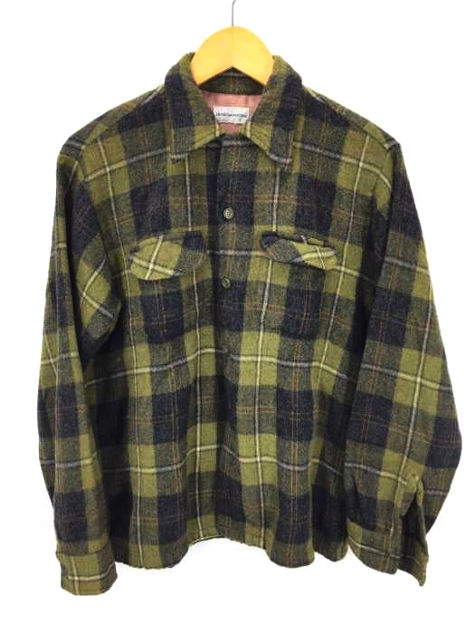USED古着 (ユーズドフルギ) HUGHES&HATCHER ネルシャツ メンズ トップス