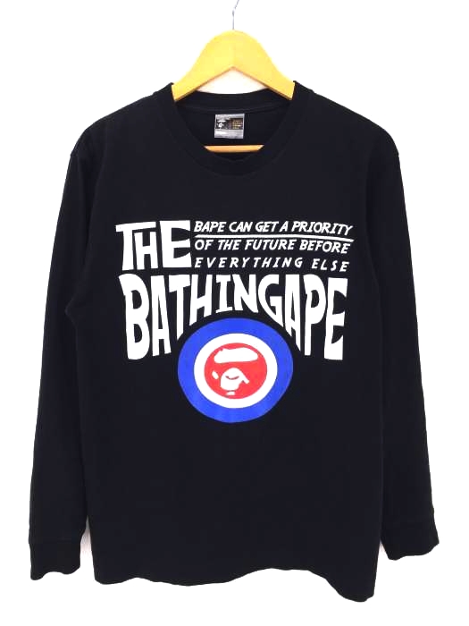 A BATHING APE(アベイシングエイプ) プリント L/S TEE メンズ トップス