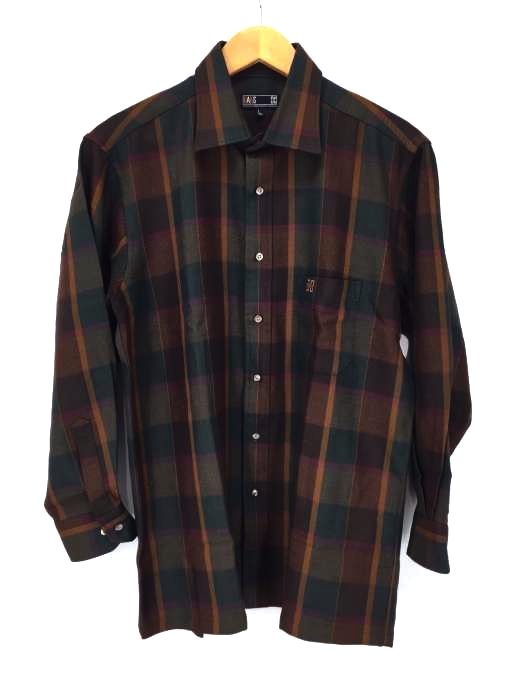DAKS LONDON（ダックスロンドン） ウールチェックシャツ メンズ トップス