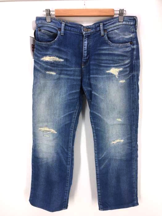 R.H.VINTAGE(ロンハーマンヴィンテージ) ダメージ加工 スウェットデニム メンズ パンツ