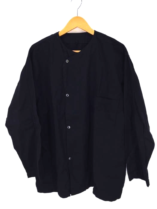 USED古着 (ユーズドフルギ) アメリカ軍 ホスピタルノーカラーシャツ WILLAM BEAUMONT ARMY MADICAL CENTER メンズ トップス