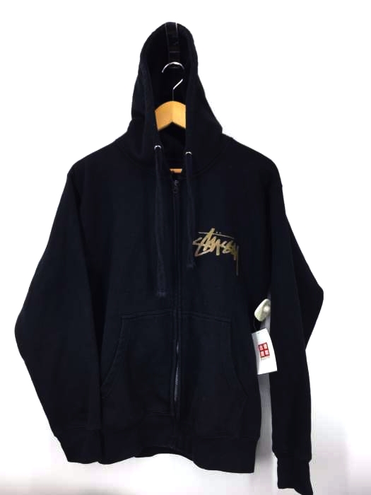 Stussy(ステューシー) USA製 30周年 ワールドツアー ジップアップフーディー メンズ トップス