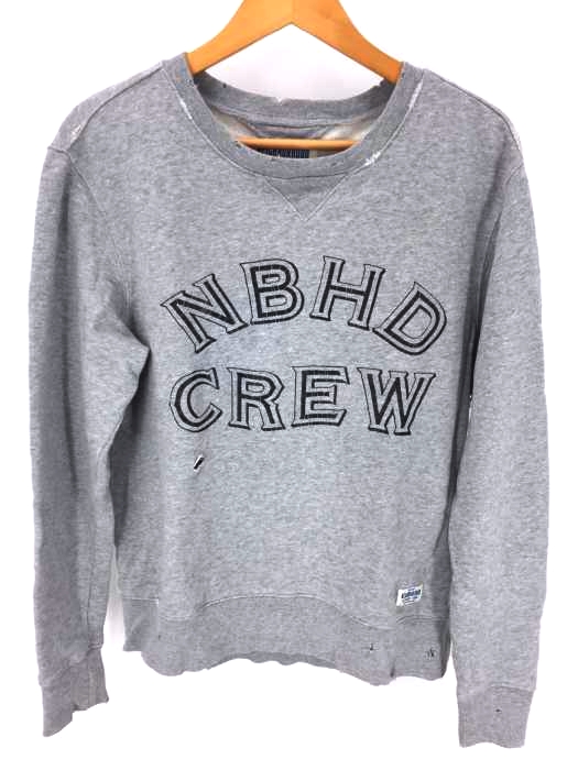 NEIGHBORHOOD(ネイバーフッド) UNIV/C-CREW.LS ダメージ加工 メンズ トップス