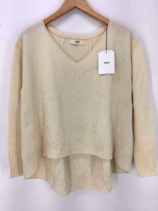 naru（ナル） Washable Wool Vネック コクーンニット メンズ トップス