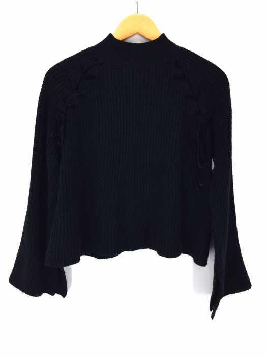 SIMPLICITE （シンプリシテェ） レースアップニットトップス レディース トップス