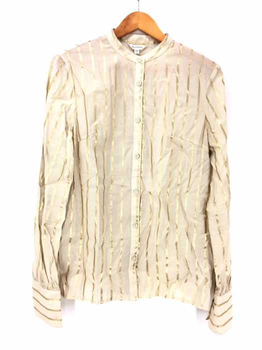 moussy （マウジー） SHINY STRIPED SHIRT レディース トップス