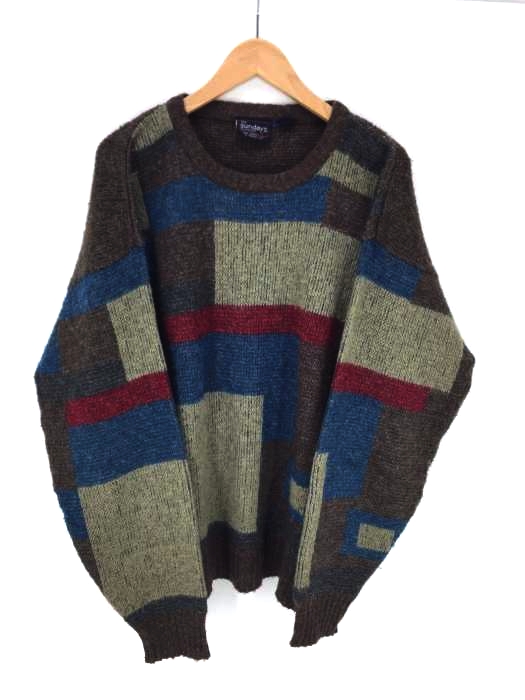 USED古着  （ユーズドフルギ） the sundays Sportswear ウール混 ニット セーター メンズ トップス