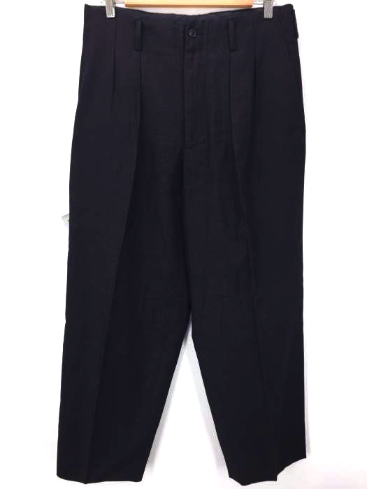 Yohji Yamamoto POUR HOMME（ヨウジヤマモトプールオム） COSTUME D HOMME ウールタック入りスラックス メンズ パンツ