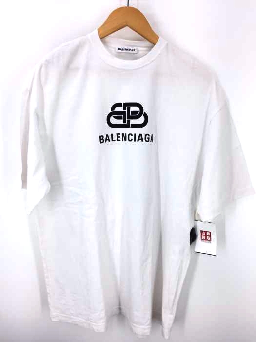 BALENCIAGA（バレンシアガ） 19SS BBロゴプリントTシャツ メンズ トップス