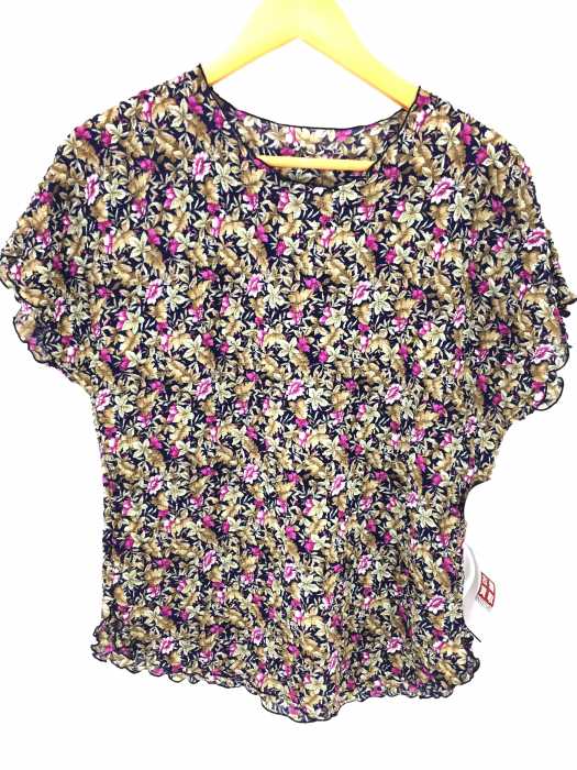 USED古着  （ユーズドフルギ） JOWERDEER 花柄ブラウス レディース トップス