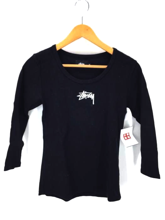 Stussy(ステューシー) 刺繍ロゴ7分丈Tシャツ メンズ トップス