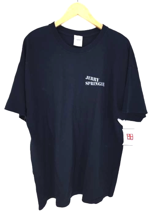 USED古着  （ユーズドフルギ） GILDANボディ JERRY SPRINGER Show CREW プリントT メンズ トップス