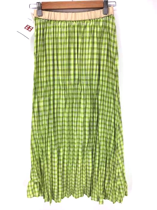 UNITED ARROWS green label relaxing(ユナイテッドアローズグリーンレーベルリラクシング) CFC チェック ワッシャー プリーツ スカート レディース スカート