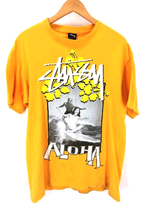 Stussy（ステューシー） ALOHA ロゴプリントTシャツ メンズ トップス