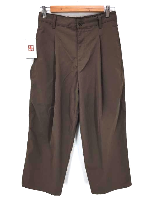 MUJI(ムジ) 撥水加工タックワイドパンツ レディース パンツ