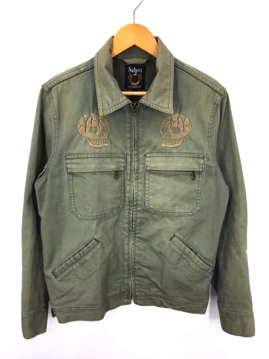 Schott NYC（ショット ニューヨーク） GMC ワークジャケット New York Skull メンズ アウター