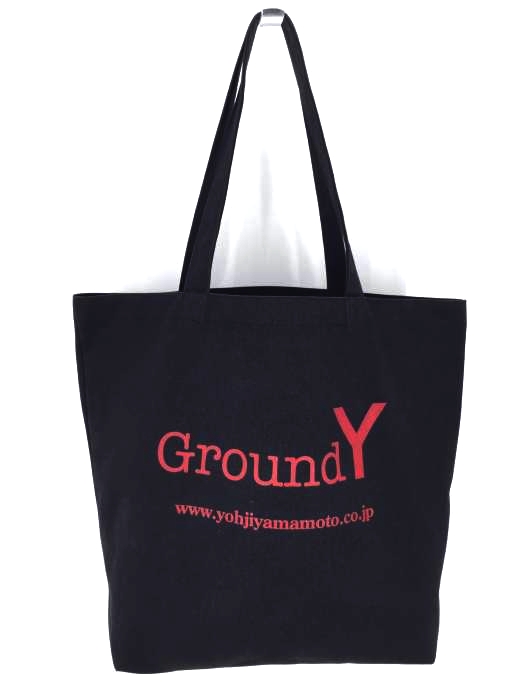 Ground Y（グラウンド ワイ） CANVAS LOGO TOTE BAG ロゴ トートバッグ メンズ バッグ