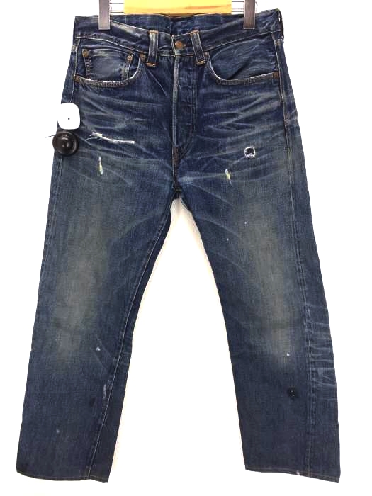 Levis Vintage Clothing(リーバイスヴィンテージクロージング) 501xx 革パッチ 片面タブ ビッグE Vステッチ 隠しリベット 赤耳 ストレートデニム メンズ パンツ