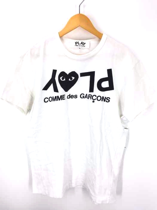 PLAY COMME des GARCONS（プレイコムデギャルソン） ロゴプリントTシャツ メンズ トップス