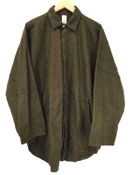 niche.（ニッチ） Flower Lace Over Shirts メンズ トップス