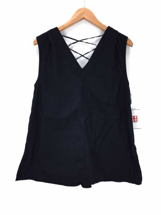 Ray BEAMS （レイビームス） バックレースアップVネックブラウス レディース トップス
