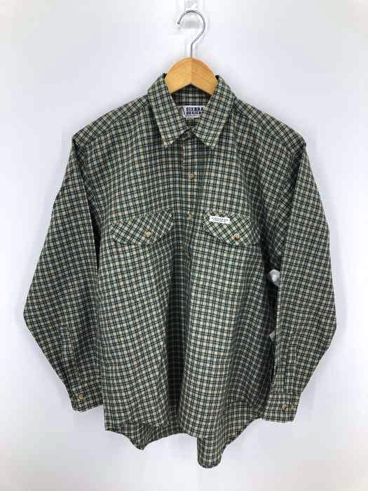 SIERRA DESIGNS（シェラデザイン） ワンポイントロゴデザインチェック柄シャツ メンズ トップス