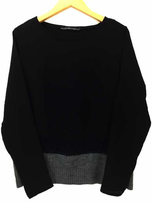 ZARA（ザラ） 素材切り替えブラウス レース ニット レディース トップス