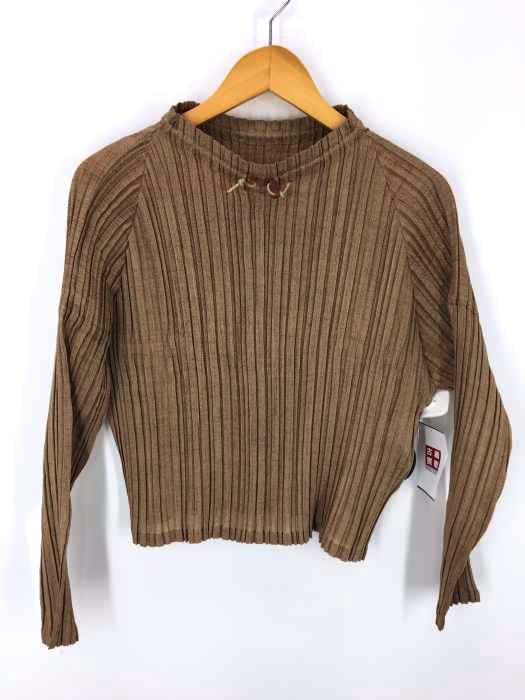 ISSEY MIYAKE（イッセイミヤケ） ネックドローコード プリーツシャツ レディース トップス