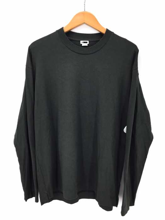 H BEAUTY & YOUTH UNITED ARROWS(エイチビューティーアンドユースユナイテッドアローズ) COTTON RAYON CREW LONG SLEEVE クルーネックカットソー メンズ トップス