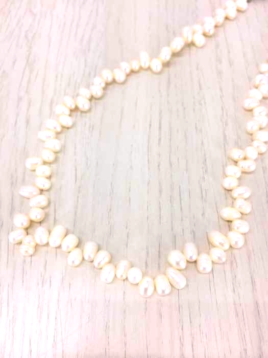 USED古着 (ユーズドフルギ) 変形フェイクパールネックレス レディース アクセサリー