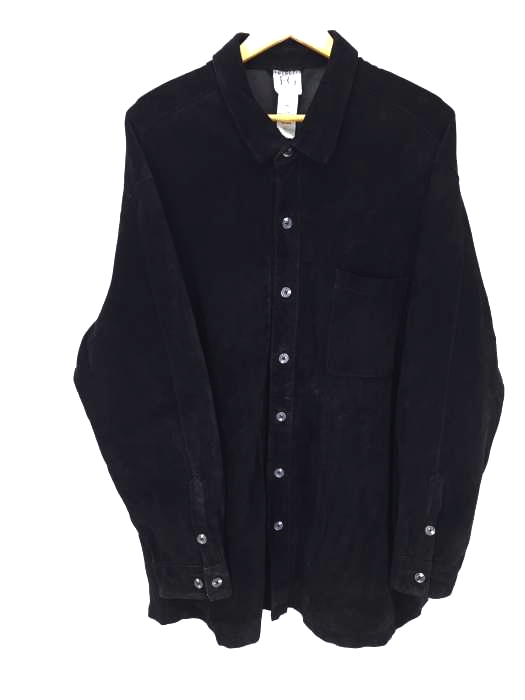USED古着(ユーズドフルギ) FIELD GEAR FG GENUINE LEATHER スウェードシャツジャケット メンズ トップス