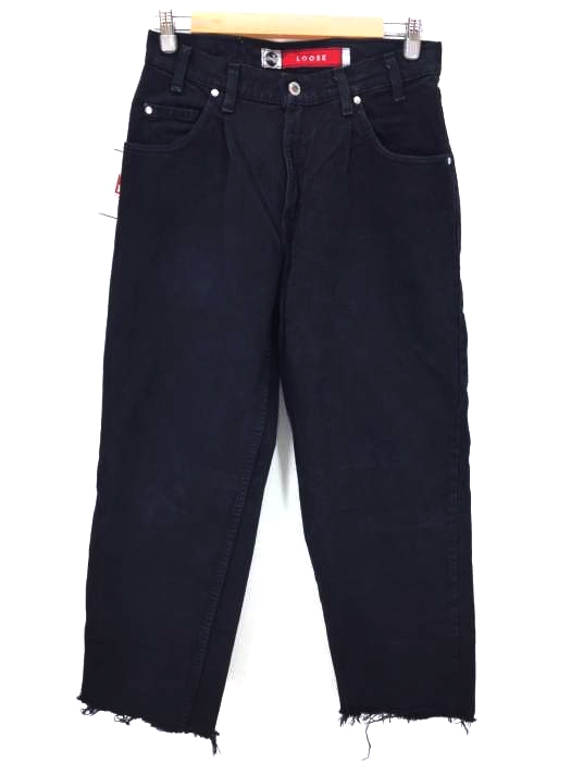 Levis（リーバイス） USA製 97年製 silverTab LOOSE 後染め ブラックワイドテーパードデニムパンツ メンズ パンツ
