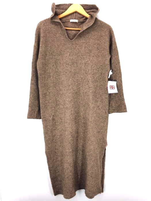 FREAKS STORE（フリークスストア） ヤクウールニットロングパーカーワンピース レディース ワンピース