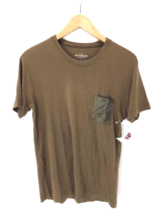 STUDIOUS（ステュディオス） レザーポケットTシャツ メンズ トップス