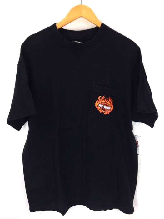 HARLEY-DAVIDSON（ハーレーダビッドソン） USA製 ポケットTシャツ HANES BEEFY-T メンズ トップス