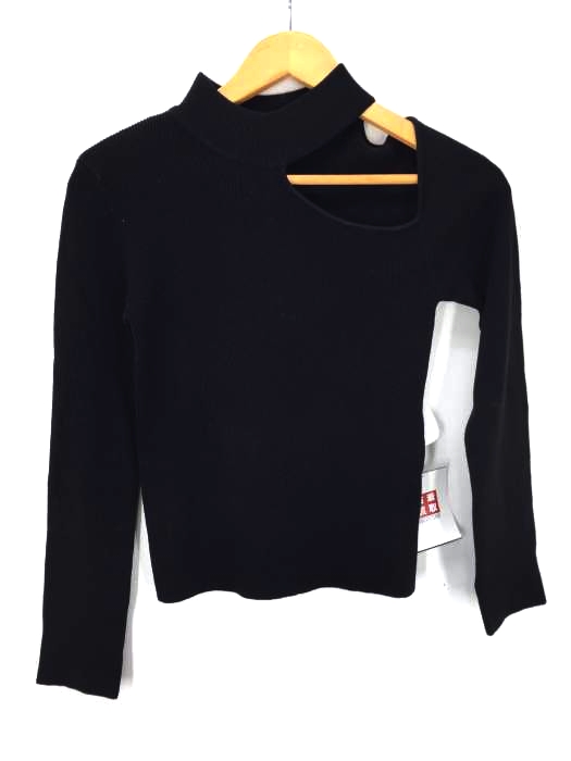 MURUA（ムルーア） ショルダーカットタートルニット レディース トップス