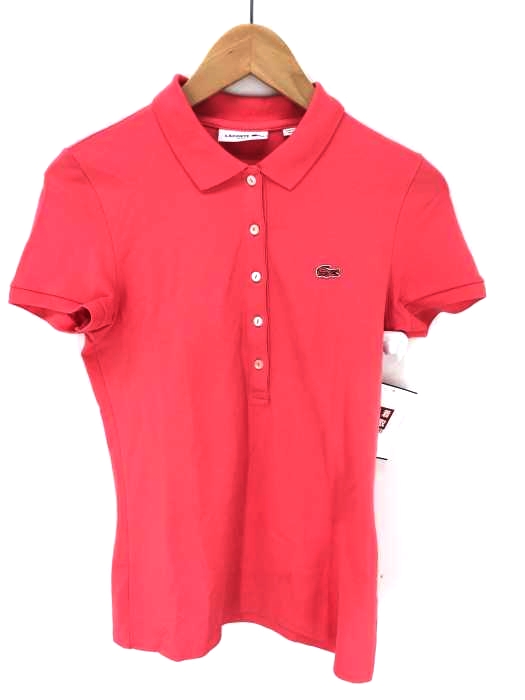 LACOSTE（ラコステ） SLIM FIT ストレッチピケスリムフィット ポロシャツ レディース トップス