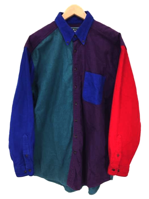 WOOLRICH（ウールリッチ） USA製 クレイジーカラー起毛コットンボタンダウンシャツ メンズ トップス