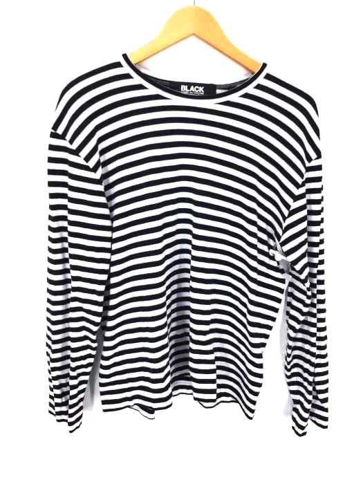 BLACK COMME des GARCONS（ブラックコムデギャルソン） AD2008 ボーダー長袖Tシャツ メンズ トップス