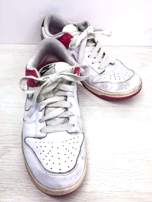 NIKE(ナイキ) DUNK LOW Non-Future WHITE×WHITE×VIVID PINK メンズ シューズ