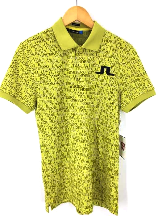 J.LINDEBERG(ジェイリンドバーグ) BIG BRIDGE JAQUARD 半袖ポロシャツ メンズ トップス