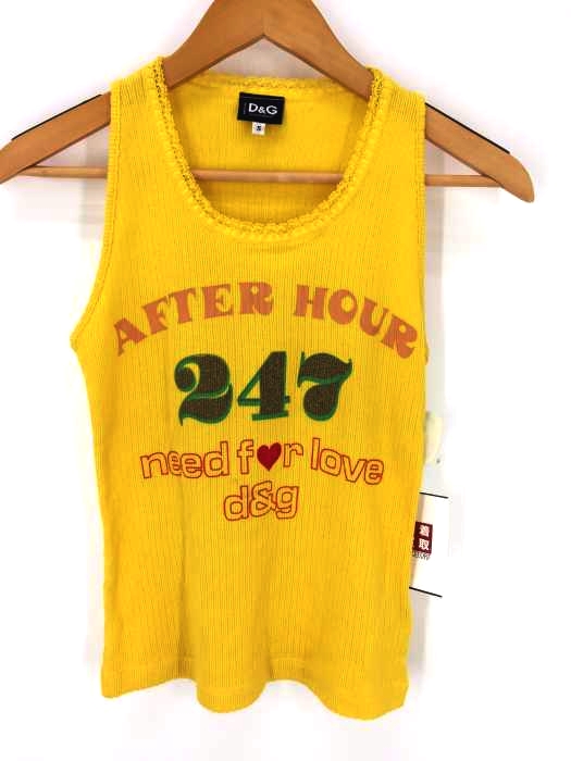 D&G DOLCE&GABBANA(ディーアンドジードルチェアンドガッバーナ) AFTER HOUR リブタンクトップ レディース トップス