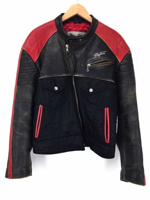 USED古着  （ユーズドフルギ） RALPHETON シングルライダース メンズ アウター